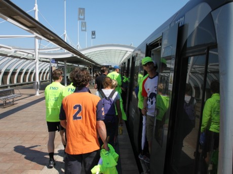 Rotterdam Subway- on route to meet the others Rotterdam Subway- on route to meet the others